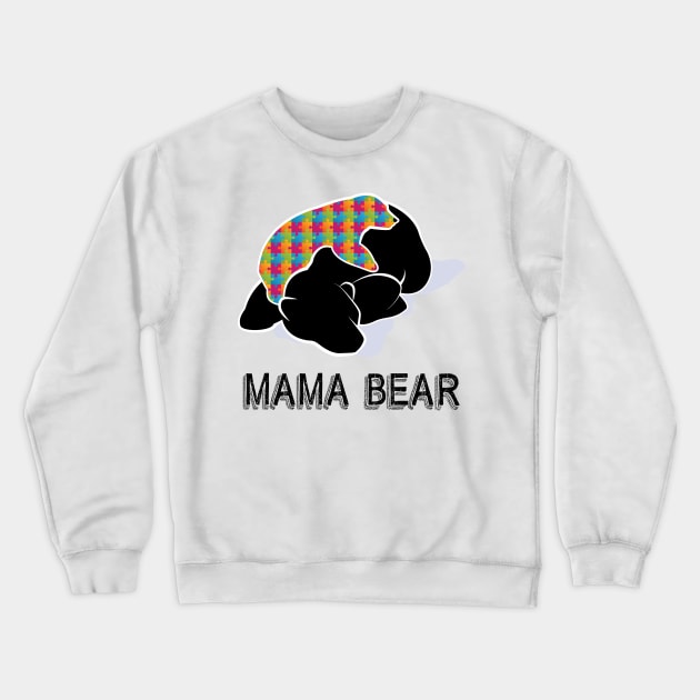 '2018 Autism Awareness Mom' Awesome Autism Mama Bear S Crewneck Sweatshirt by ourwackyhome